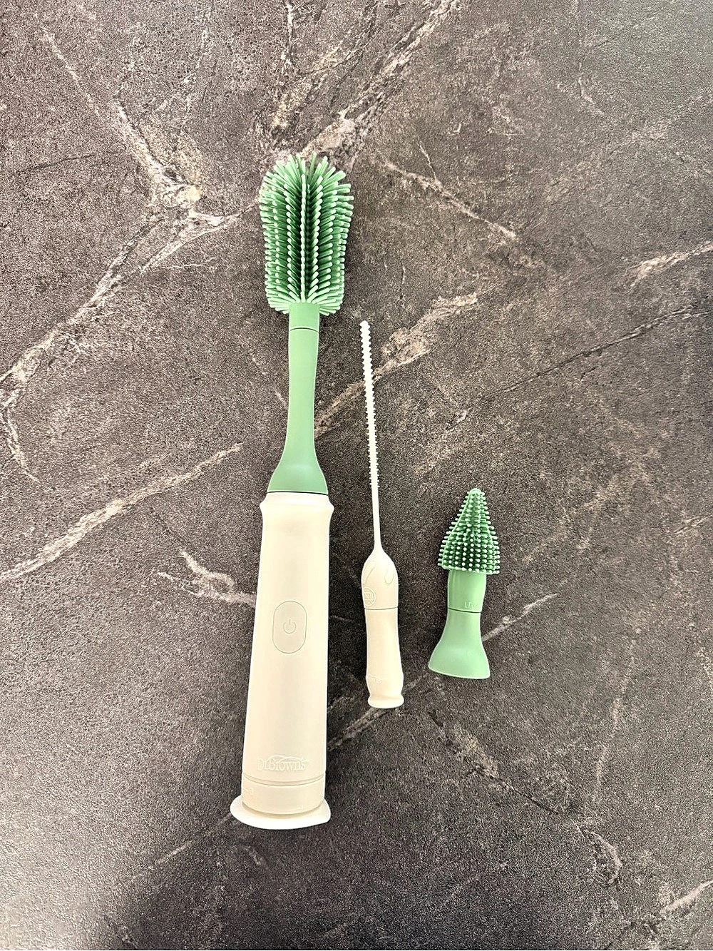 Dr. Brown's Electric Silicone Brush Set Cleaning Brushes